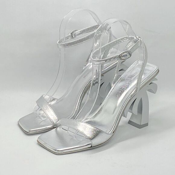 Palm Angels Palm metallic leather sandals size 38 - Picture 5 of 14
